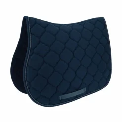 Riding World - Tapis de selle Rope marine