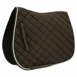 Riding World - Tapis de selle Velours marron