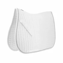 Riding World - Tapis de selle Girly blanc