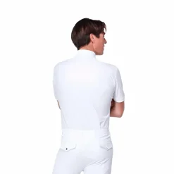 Sabbia Bianca - Chemise manches courtes Enzo blanc