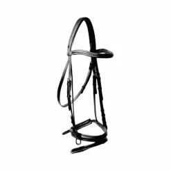 TdeT - Bridon et rênes Kessel muserolle combinée noir