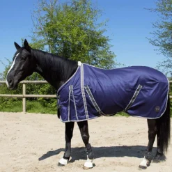 TdeT - Chemise en coton marine/ gris