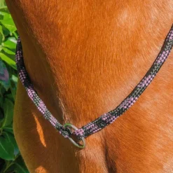 TdeT - Cordelette en corde avec anneau noir/rose