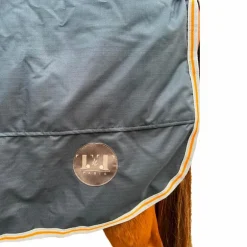 TdeT - Couverture d'extérieur Stretch Neck marine et orange 300g