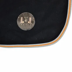 TdeT - Couvre-reins polaire marine et orange 260g