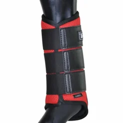 TdeT - Guêtres Mesh & Néoprène rouge x2