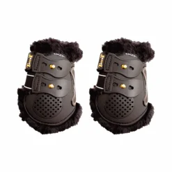 TdeT - Protèges boulet Proteck' Compet doublure mouton noir/noir