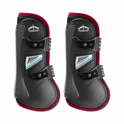 Veredus - Guêtres ouvertes Olympus Vento Color Edition noir/ bordeaux x2