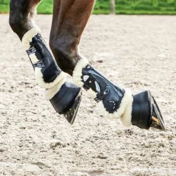 Veredus - Guêtres ouvertes Carbon Gel Vento Save The Sheep Noir x2