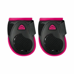 Veredus - Protège-boulets Jeunes Chevaux Vento personnalisé Color Edition Noir/ Fuchsia