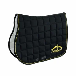 Veredus - Tapis de Selle Microfibre Noir / Or