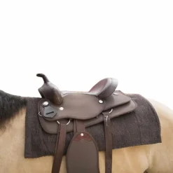 Westride - Tapis navajo coton/acrylique uni brun